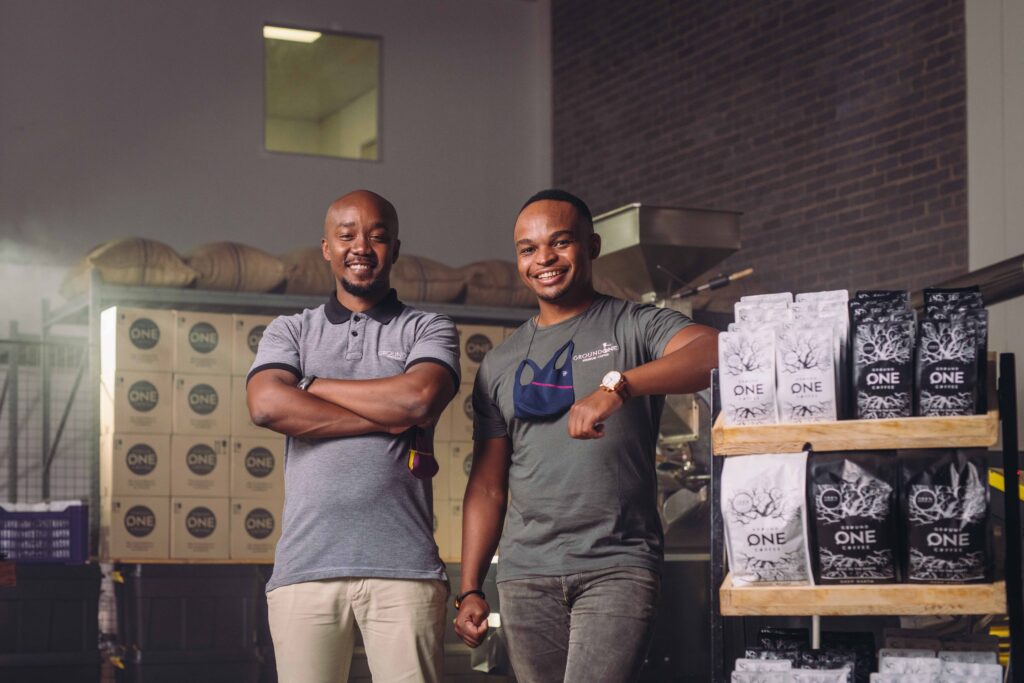 Moeletsi Mailula and Pride Radebe