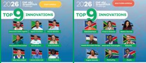 18 finalists for the 2026 FNF Afri GreenPitch Challenge, chosen from ~310 entries received from Botswana, eSwatini, Kenya, Lesotho, Namibia, SA & Tanzania.